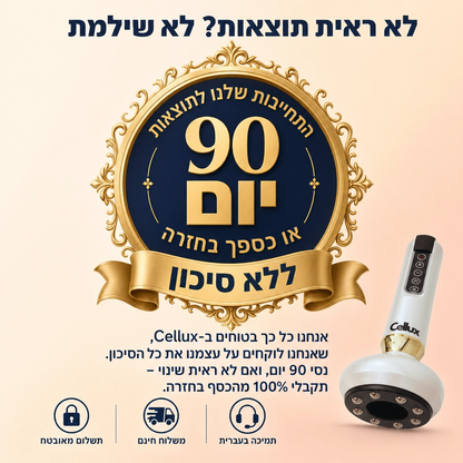 Cellux - ערכה ביתית לטיפול בצלוליט וסימני מתיחה